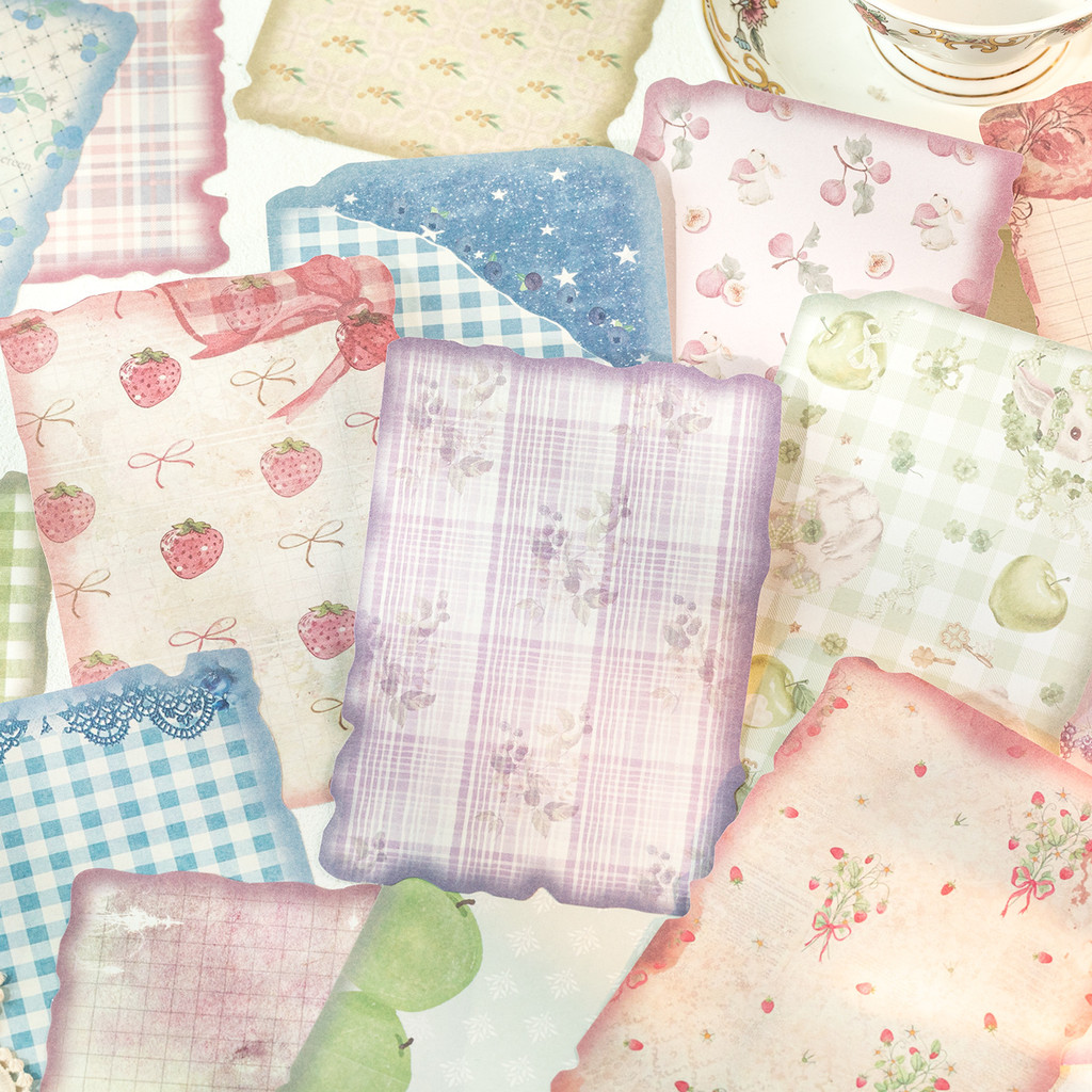 Vintage Junk Journal Scrapbooking Paper - 30 Hojas de Papel Vintage para