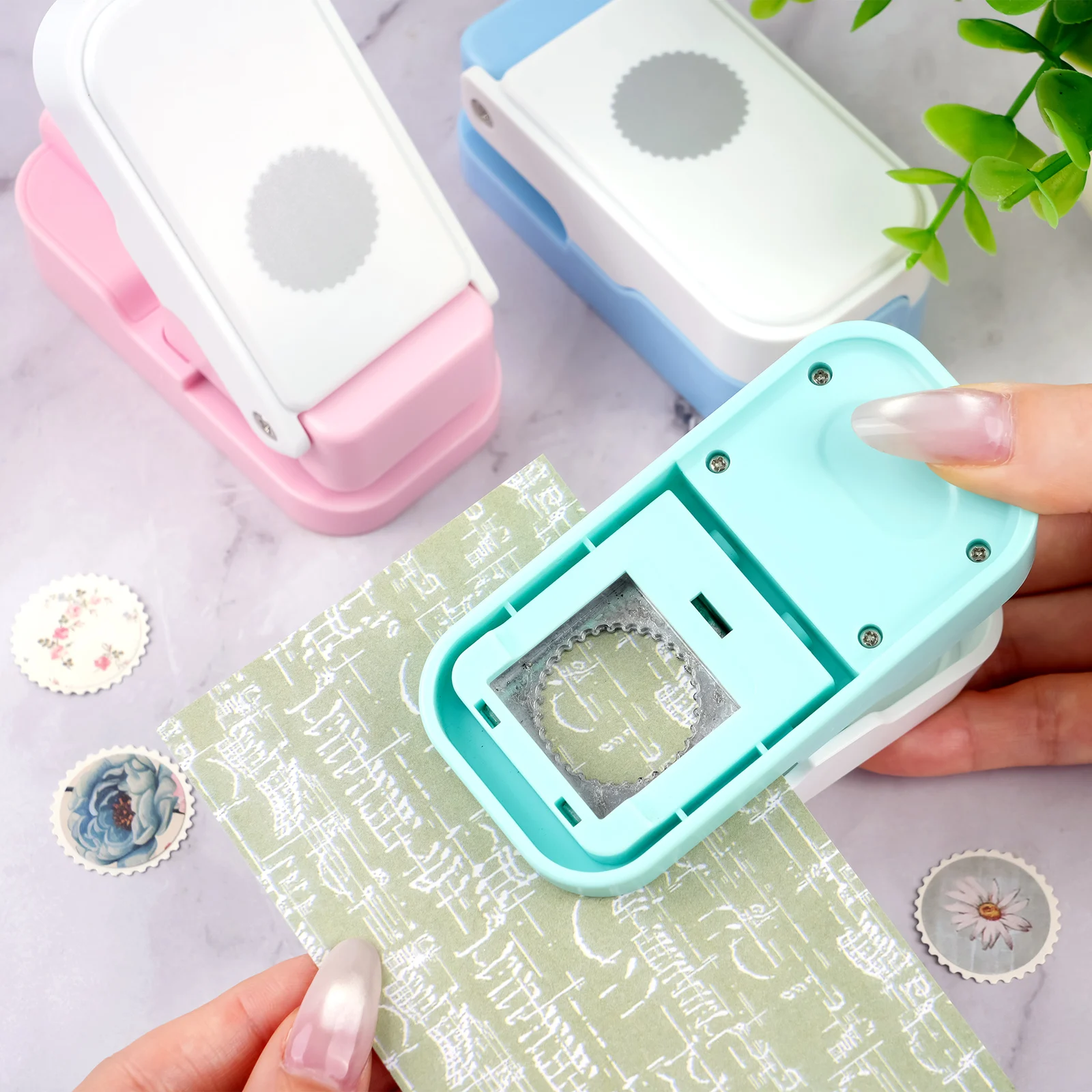 Scrapbooking - Perforadora de círculos con diseño de