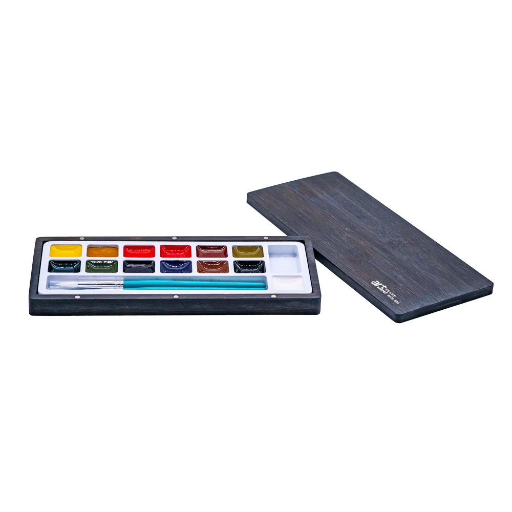 ArtSecret 13 Juego de paleta d - Watercolor Paint Set Solid Pigment reseña y precio