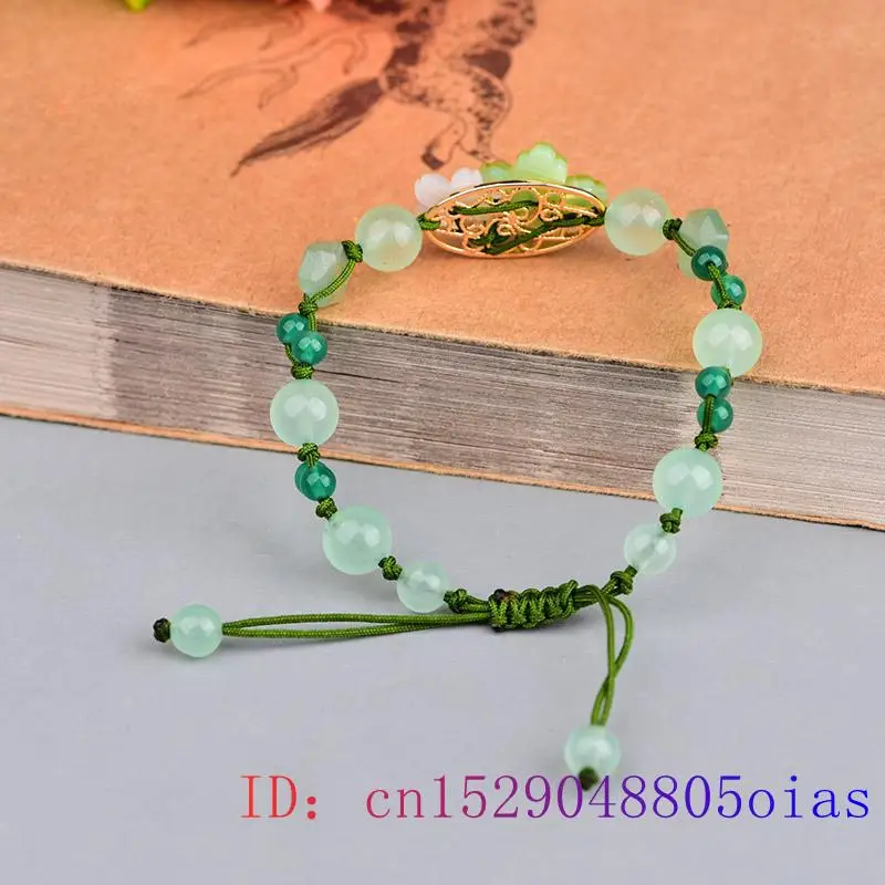 Pulsera de flor de Jade verde  - Beading reseña y precio