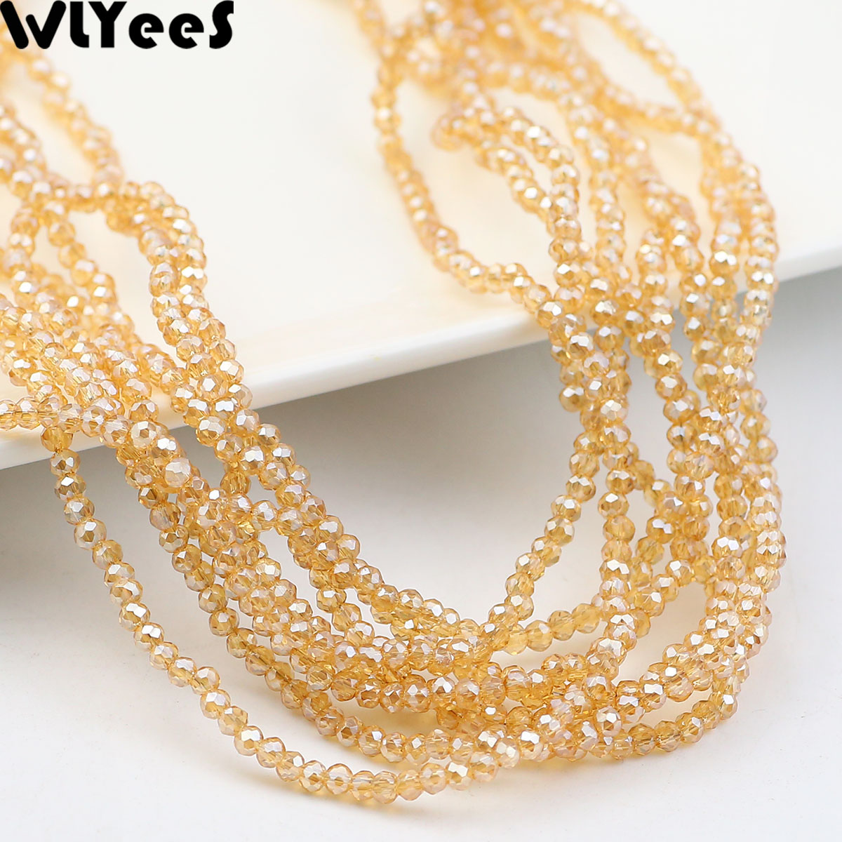WLYeeS cuentas redondas planas - Glass Seed Beads 2Mm Jewelry Making reseña y precio