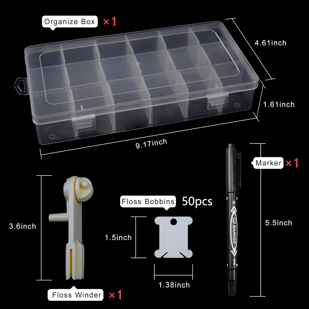 Organizador de Hilos para Bord - Cotton Embroidery Thread Skeins reseña y precio