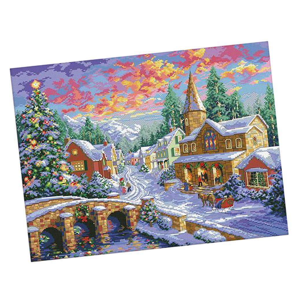 Kit de Punto de Cruz Estampado - Cross Stitch Stamped Kits Beginners reseña y precio
