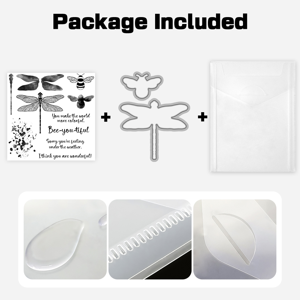Troqueles de corte de libélula - Clear Silicone Stamps For Card Making reseña y precio