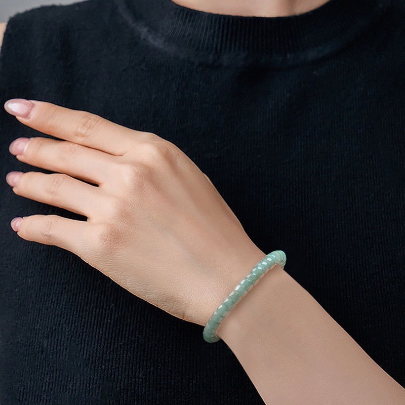 Pulsera de cuentas de jadeíta  - Beading reseña y precio