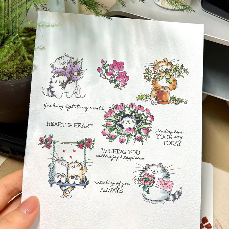 Suncraft, sellos transparentes - Clear Silicone Stamps For Card Making reseña y precio