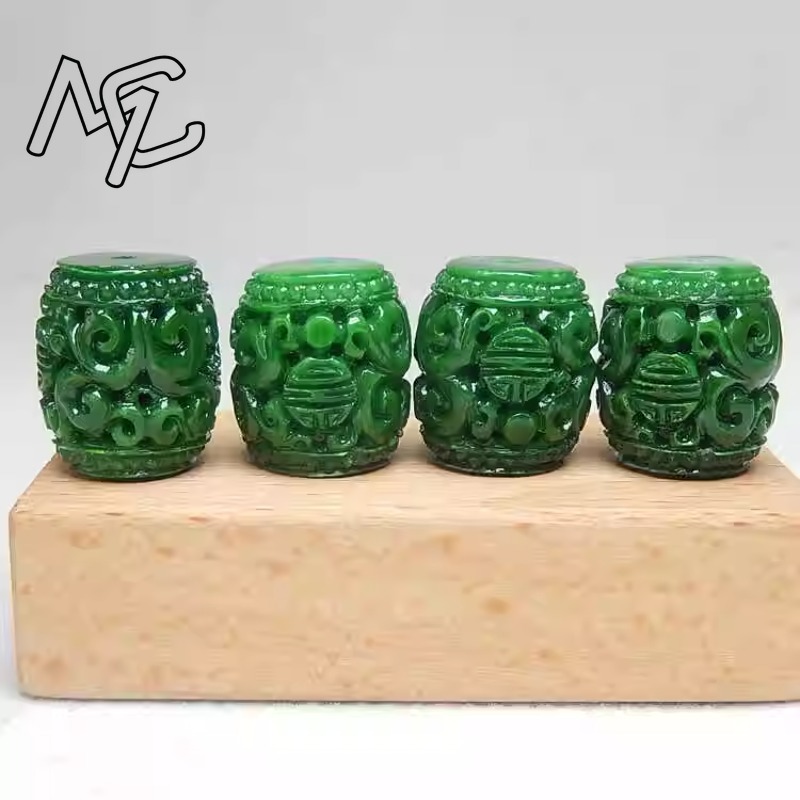 5 cuentas talladas de Jade VER - Beading reseña y precio