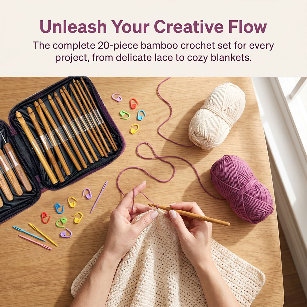Juego de 74 Ganchos de Crochet - Sewing reseña y precio