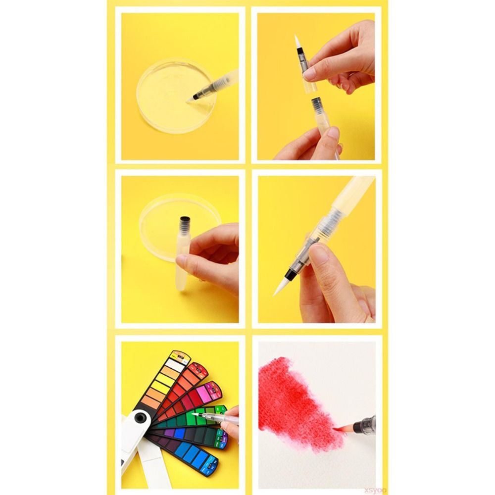 Set de Pintura Acuarela Plegab - Watercolor Paint Set Solid Pigment reseña y precio