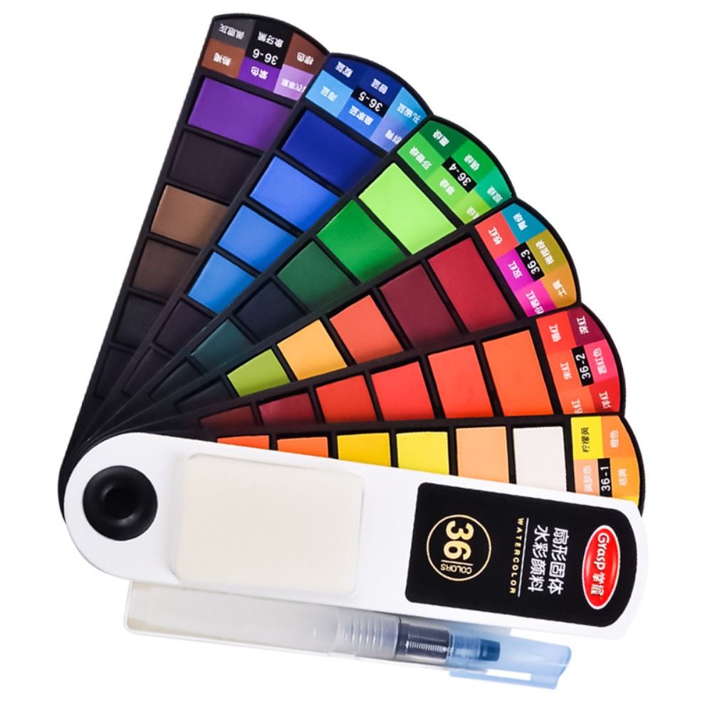 Set de Pintura Acuarela Plegab - Watercolor Paint Set Solid Pigment reseña y precio