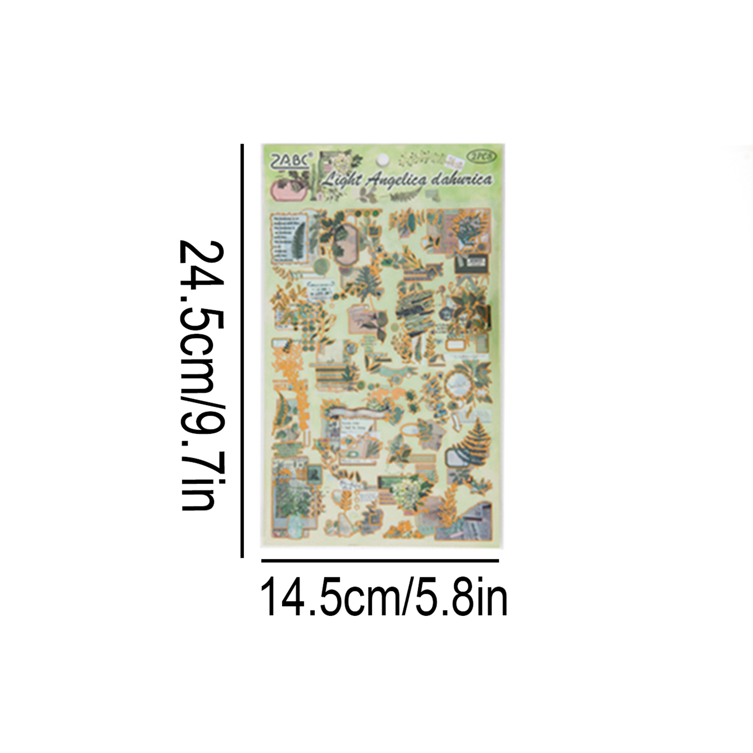 2 pegatinas hermosas de planta - Scrapbooking reseña y precio