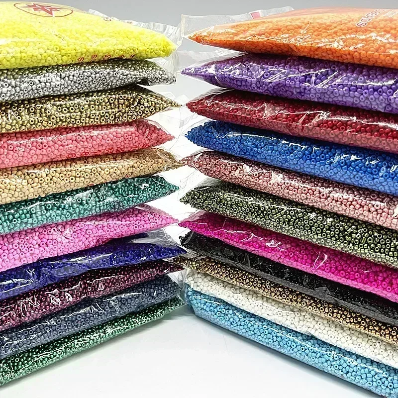 Cuentas de vidrio coloridas de - Glass Seed Beads 2Mm Jewelry Making reseña y precio