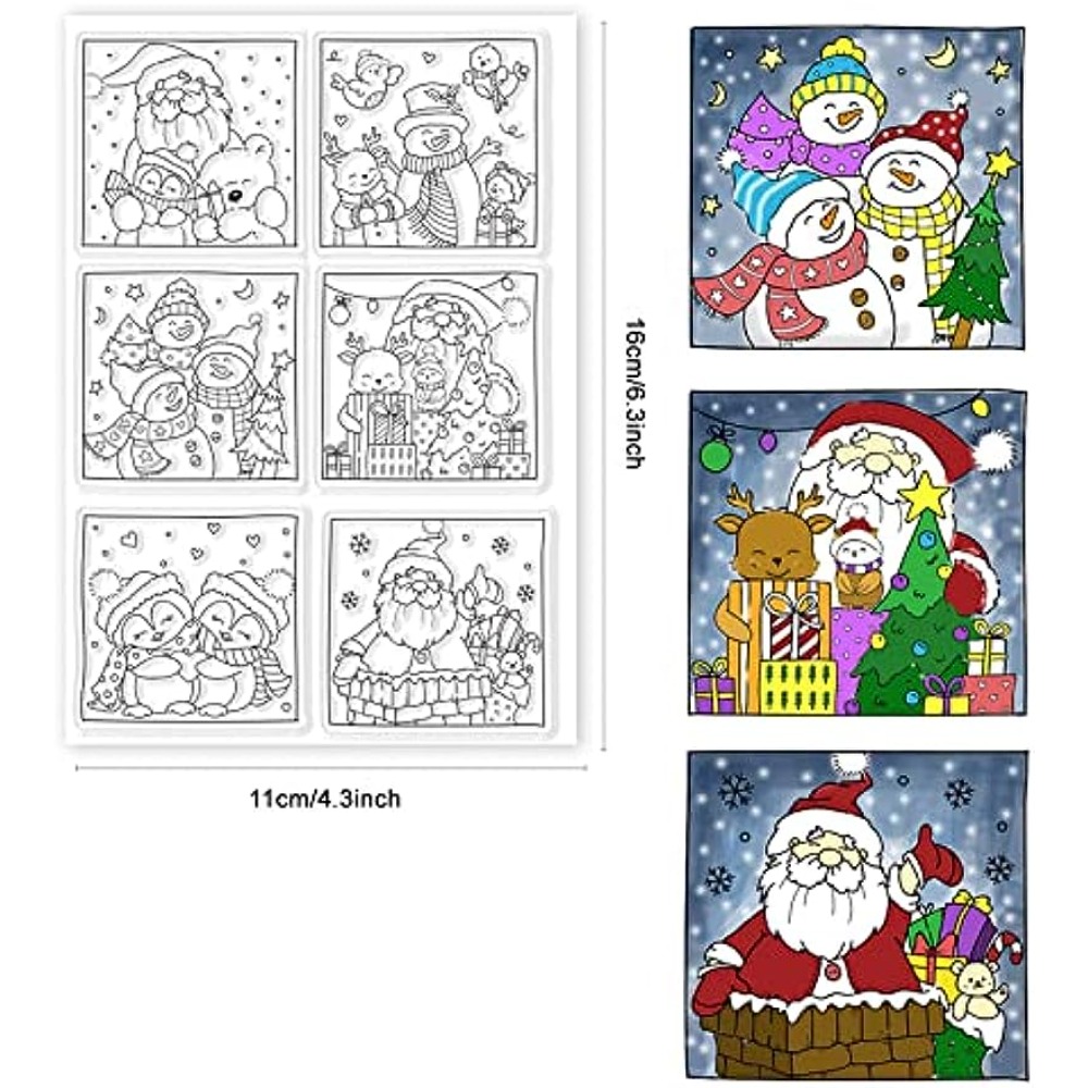 Sellos de silicona transparent - Clear Silicone Stamps For Card Making reseña y precio