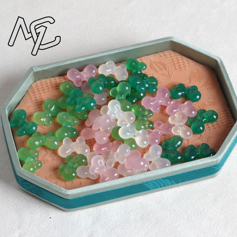 2 Piezas de Calcedonia Natural - Beading reseña y precio