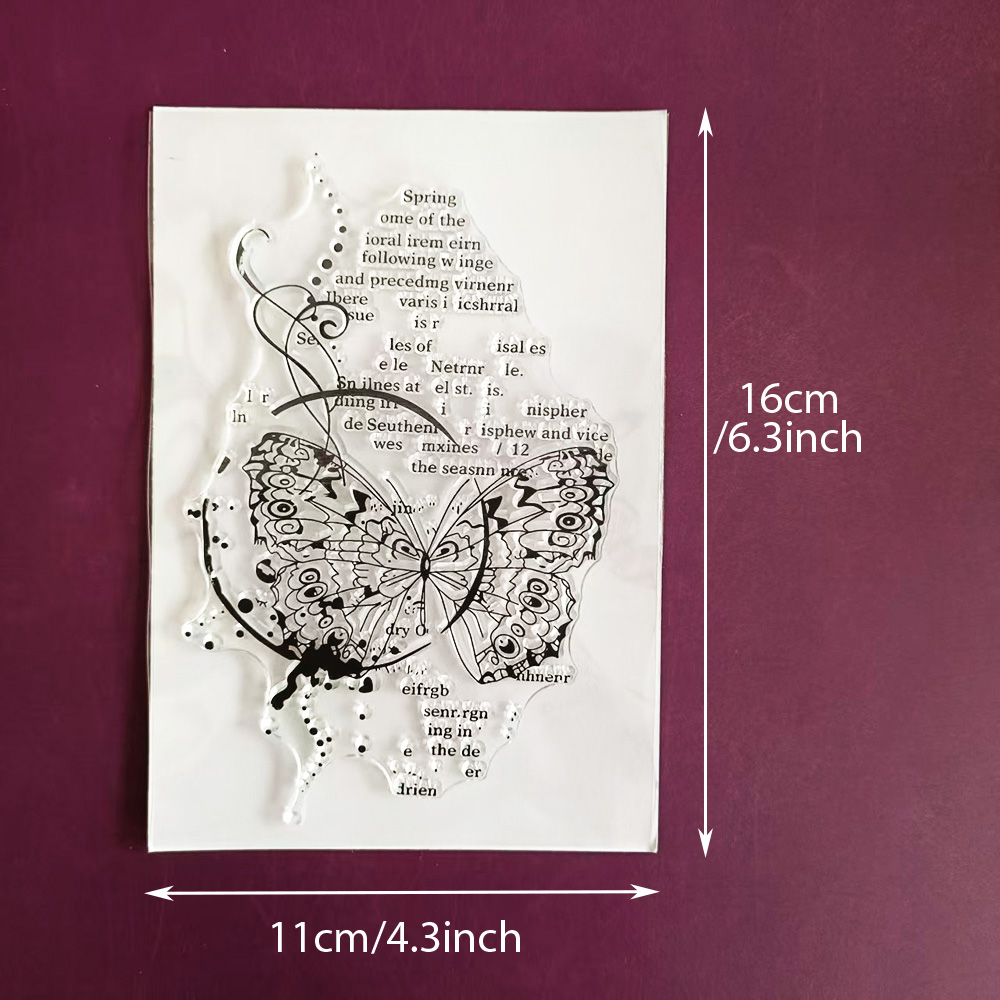 Sellos de silicona transparent - Clear Silicone Stamps For Card Making reseña y precio
