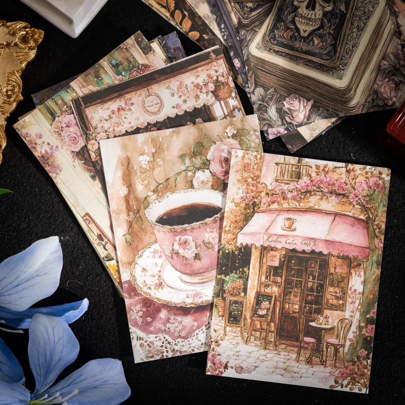 JIANQI 100 Uds. Material de pa - Vintage Junk Journal Scrapbooking Paper reseña y precio