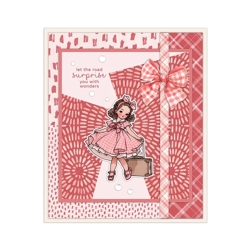 Suncraft Lovely Traveling Litt - Clear Silicone Stamps For Card Making reseña y precio