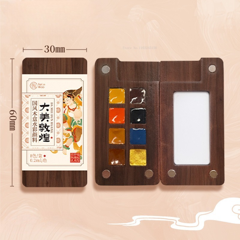 Mini pigmento de acuarela port - Watercolor Paint Set Solid Pigment reseña y precio