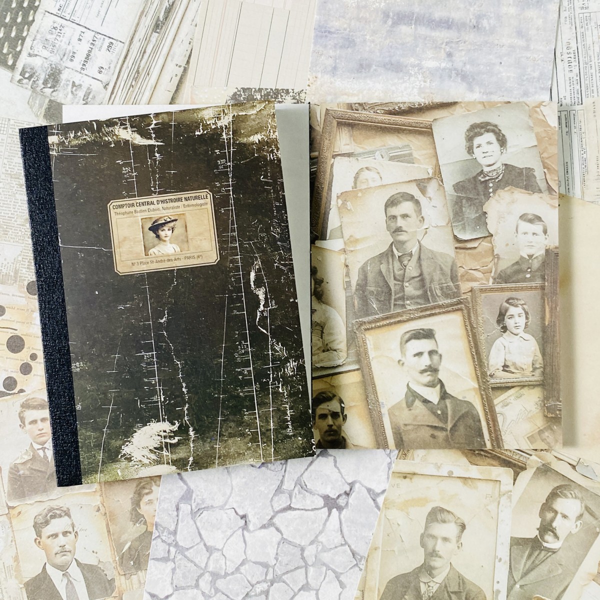 Juego de 100 hojas de papel pa - Vintage Junk Journal Scrapbooking Paper reseña y precio