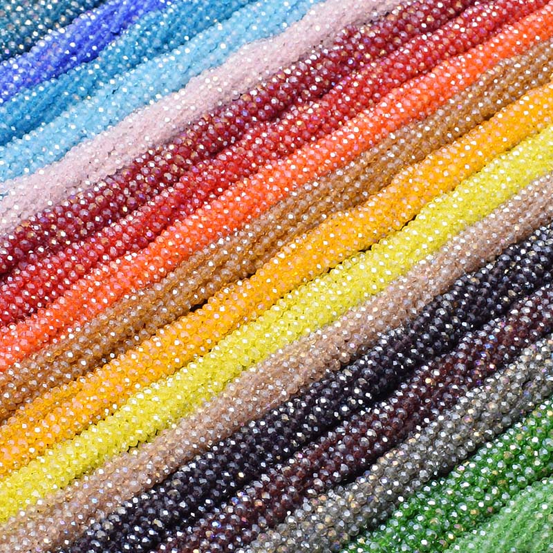 Cuentas de cristal facetadas r - Glass Seed Beads 2Mm Jewelry Making reseña y precio
